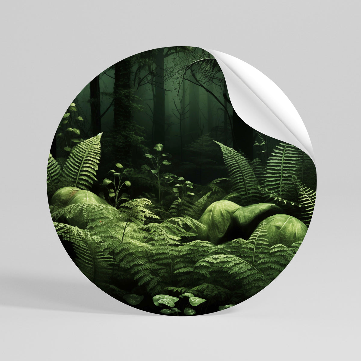 FOREST OF DREAMS Αυτοκόλλητη Αφίσα στρογγυλή
