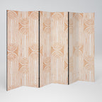 GEOMETRIC GLEAM 6-Panel Room Divider