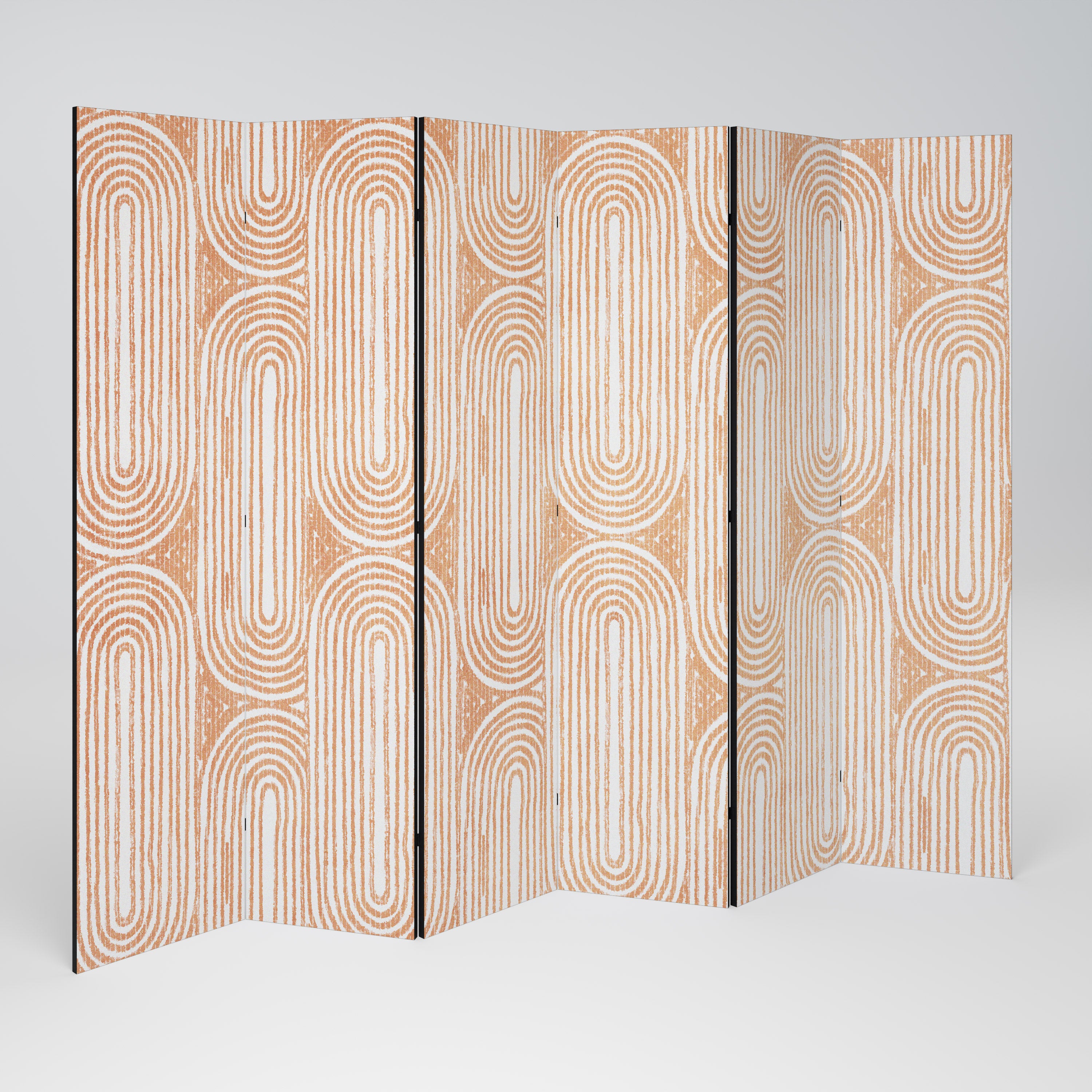 GEOMETRIC GLEAM 6-Panel Room Divider