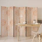 GEOMETRIC GLEAM 6-Panel Room Divider