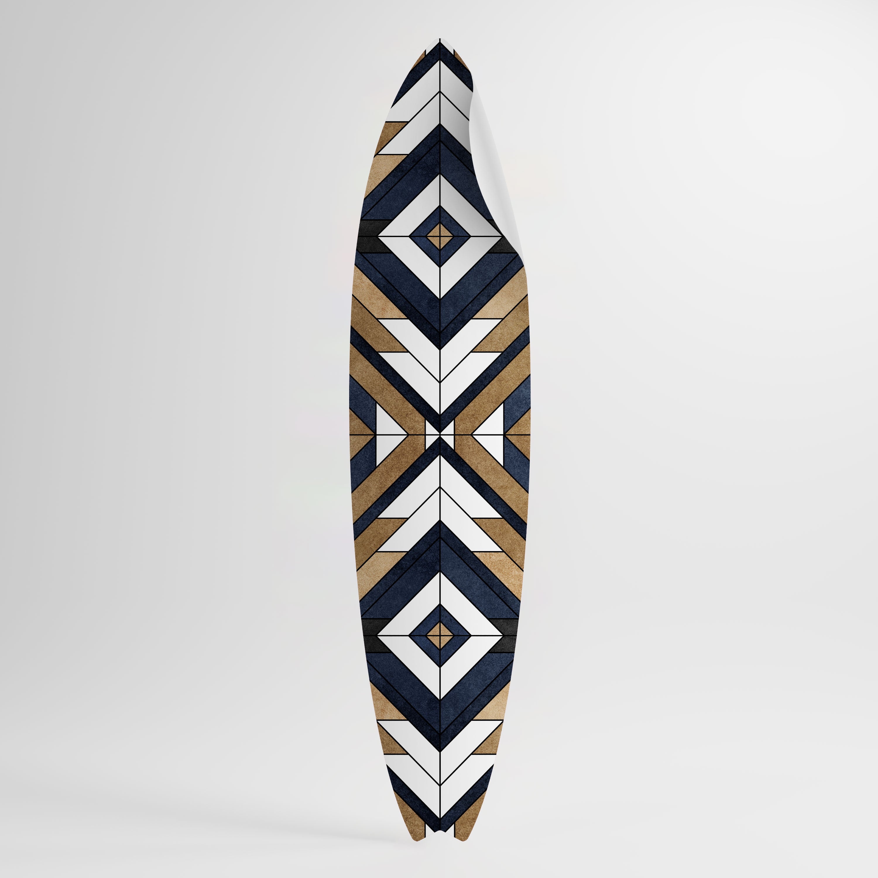 ARTFUL GEOMETRY Peel and Stick Surfboard Sticker