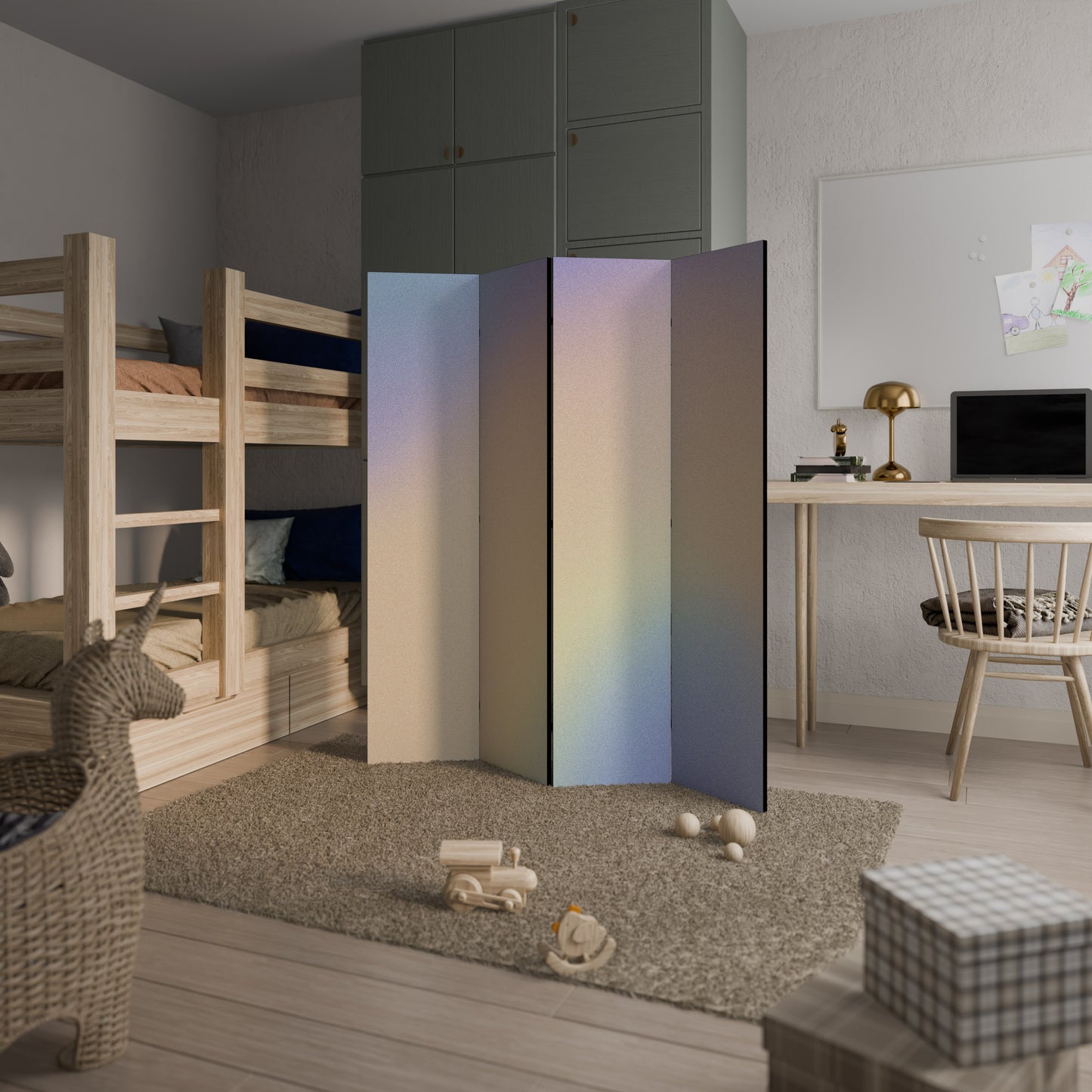 MIRACLE MELODIES 4-Panel Room Divider