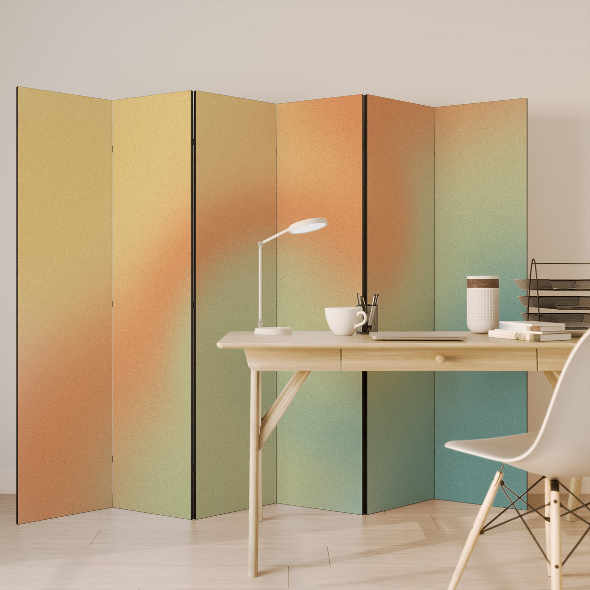 MIRAGE MELODIES 6-Panel Room Divider