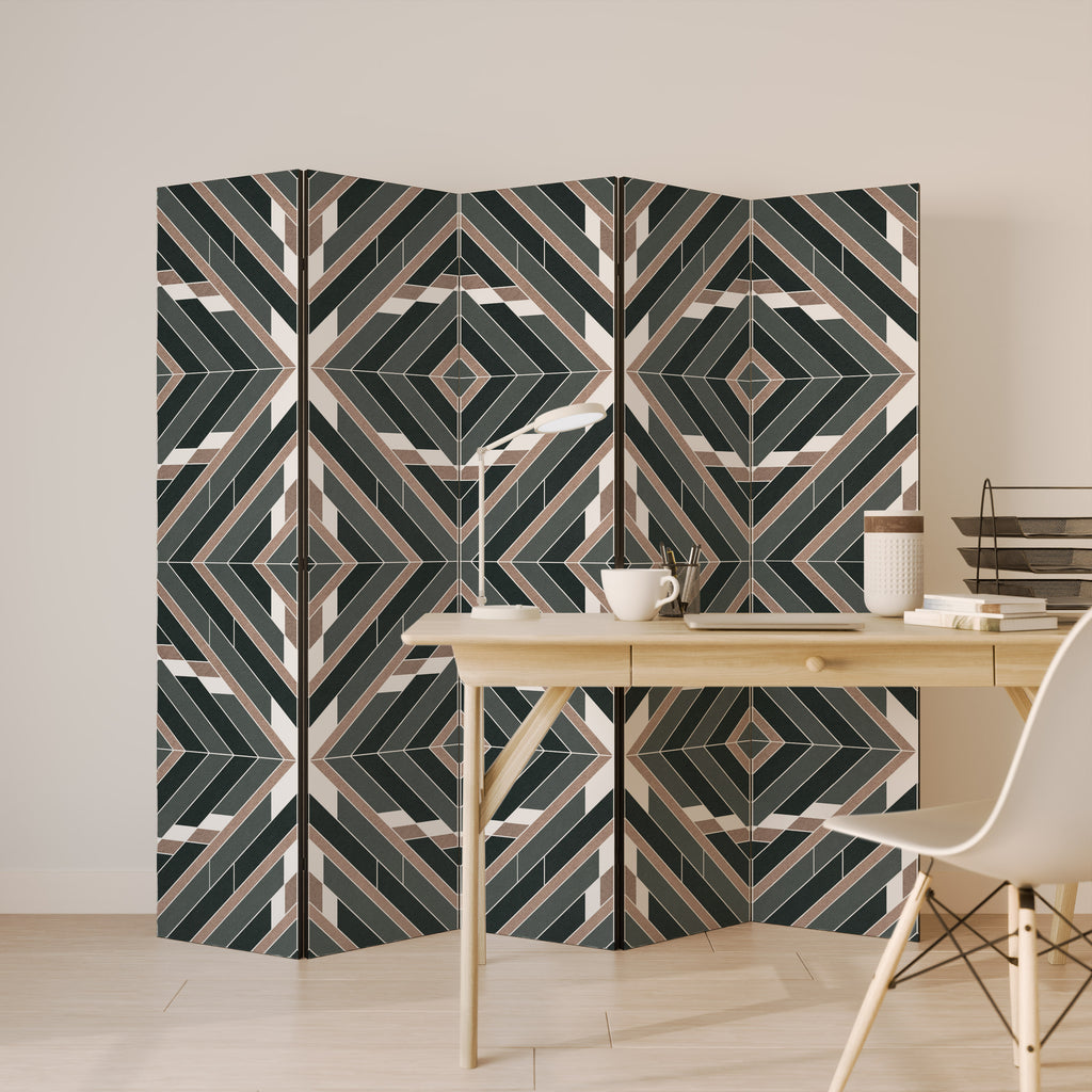 DIMENSION DELIGHTS 5-Panel Room Divider