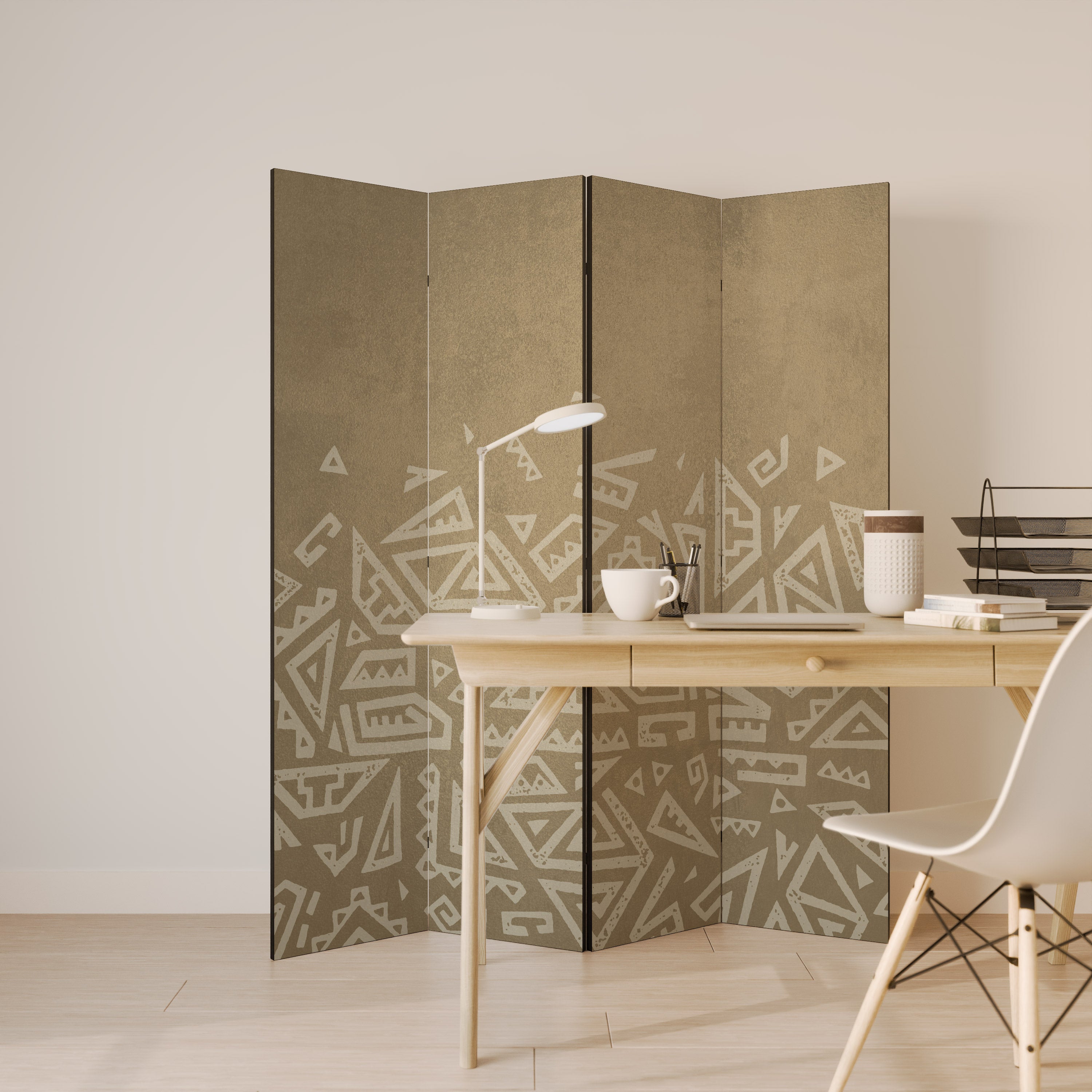 CULTURAL LAYERING Παραβάν με 4 πάνελ