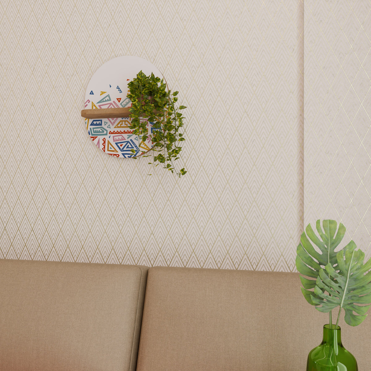 ANGULAR FEELING Art Shelf