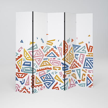 ANGULAR FEELING 5-Panel Room Divider