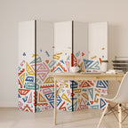 ANGULAR FEELING 5-Panel Room Divider