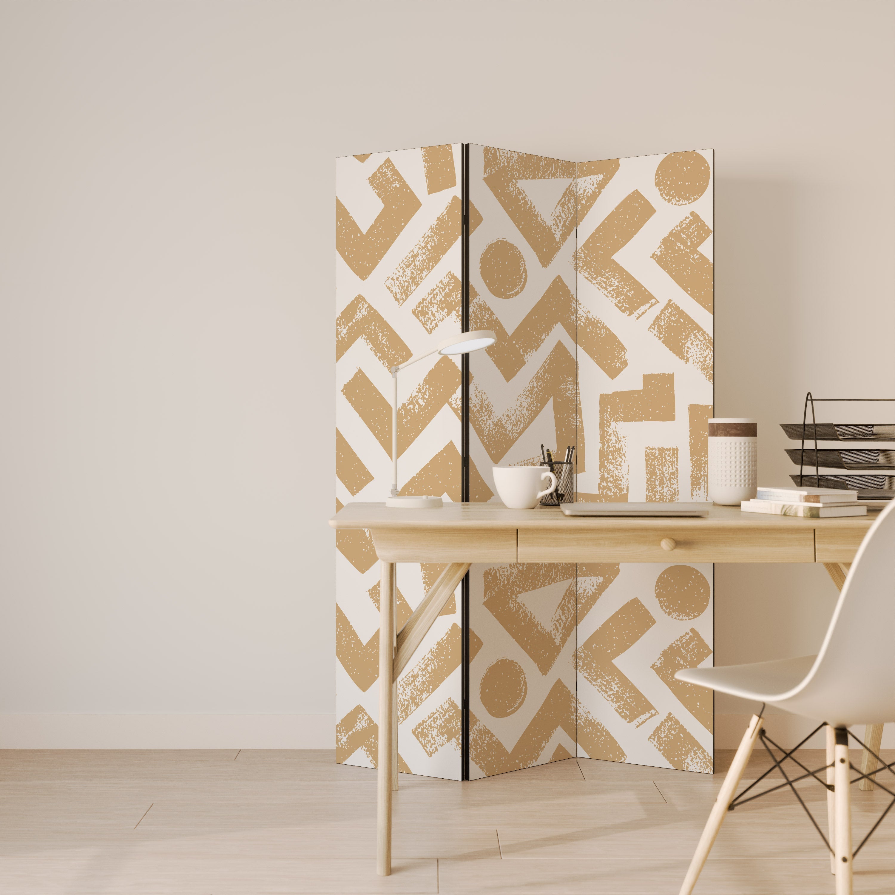 CLUSTER CRAFTS Decorative 3-Panel Room Divider
