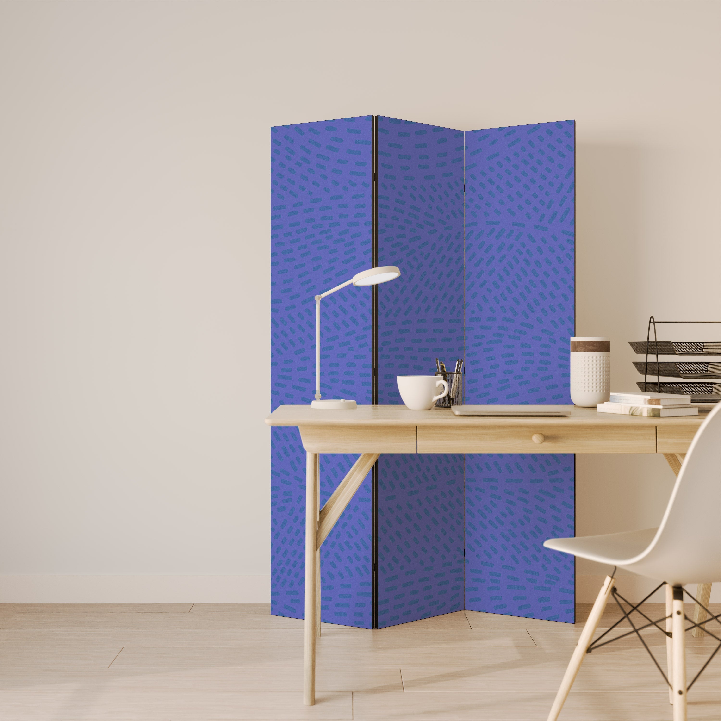 AMPARO SHREDS Decorative 3-Panel Room Divider