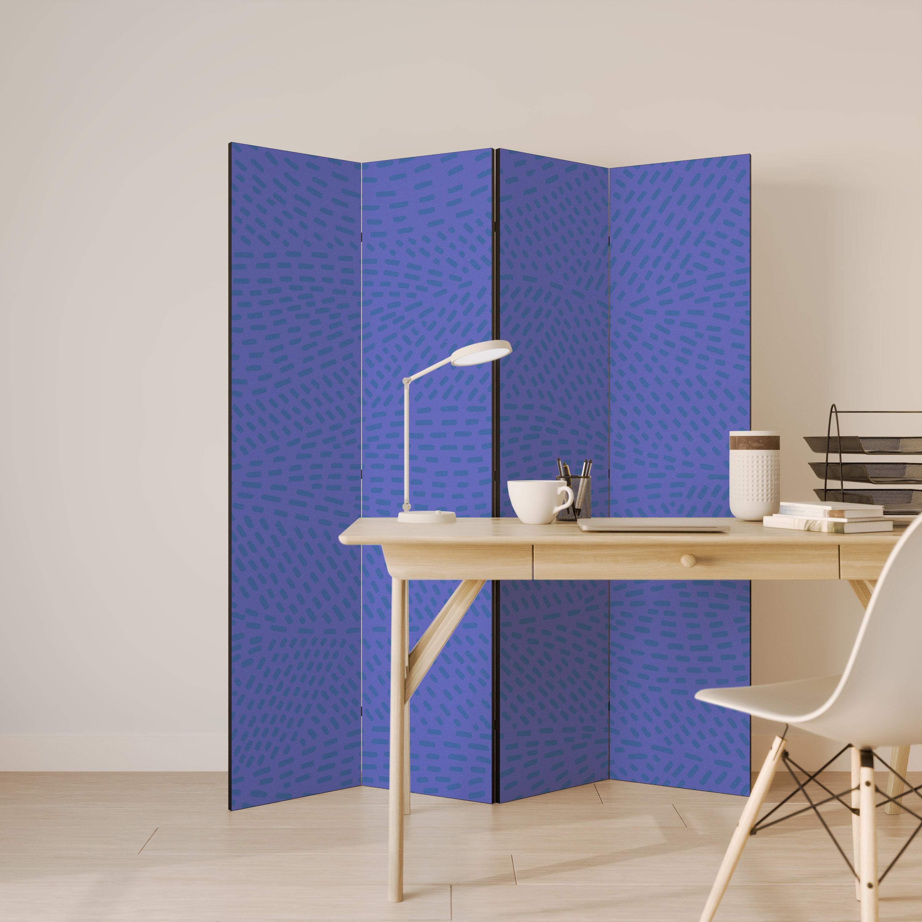 AMPARO SHREDS 4-Panel Room Divider