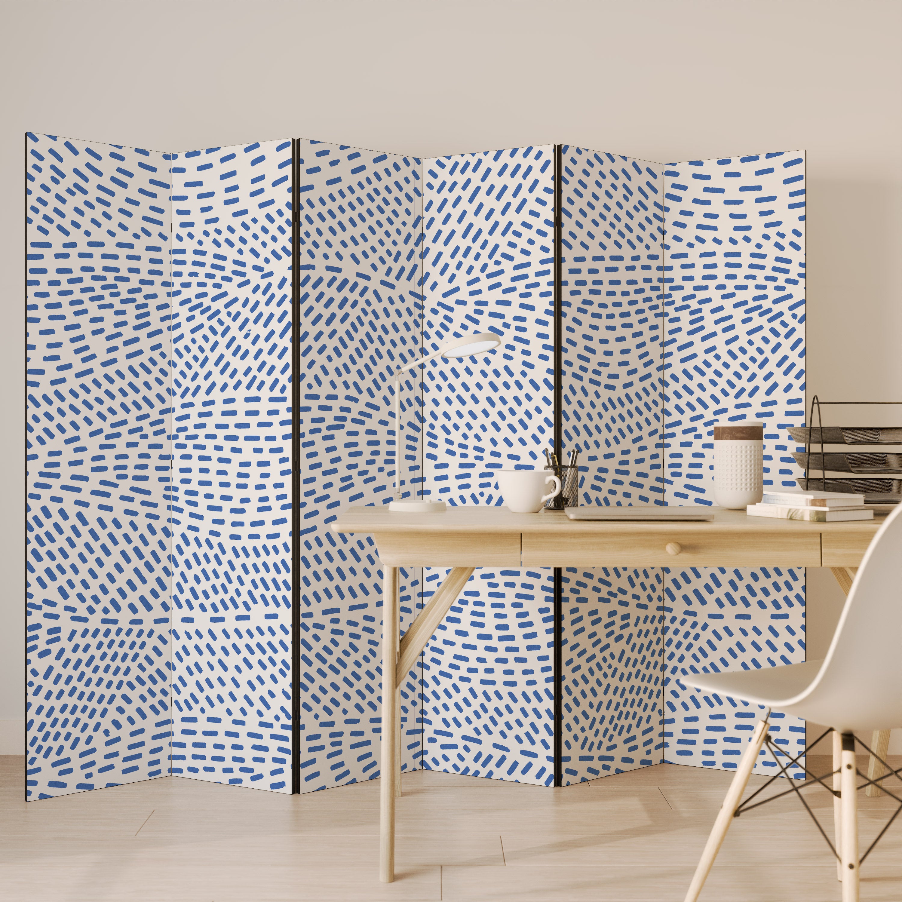 HEAVENLY SHREDS 6-Panel Room Divider