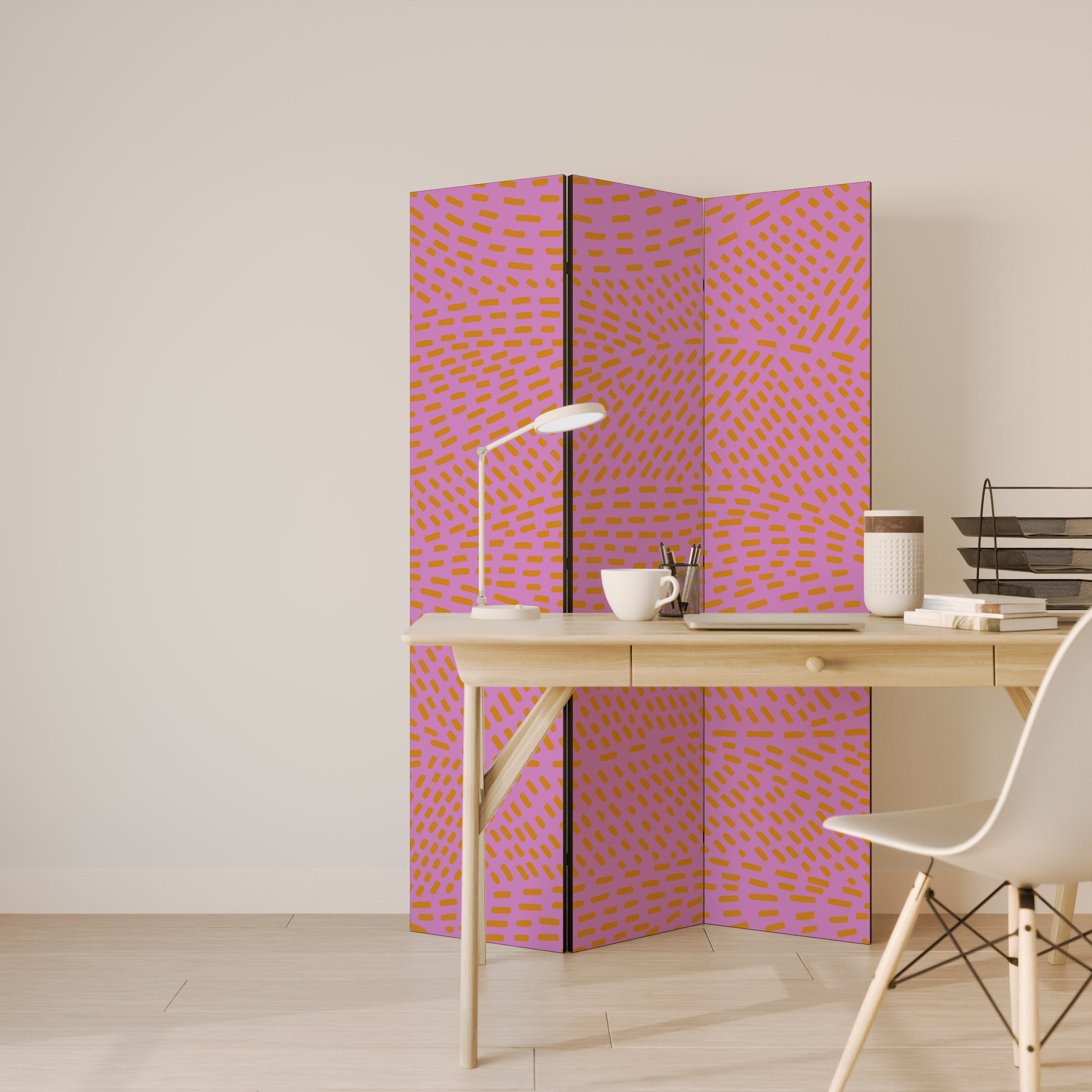 AZALEA SHREDS 3-Panel Room Divider