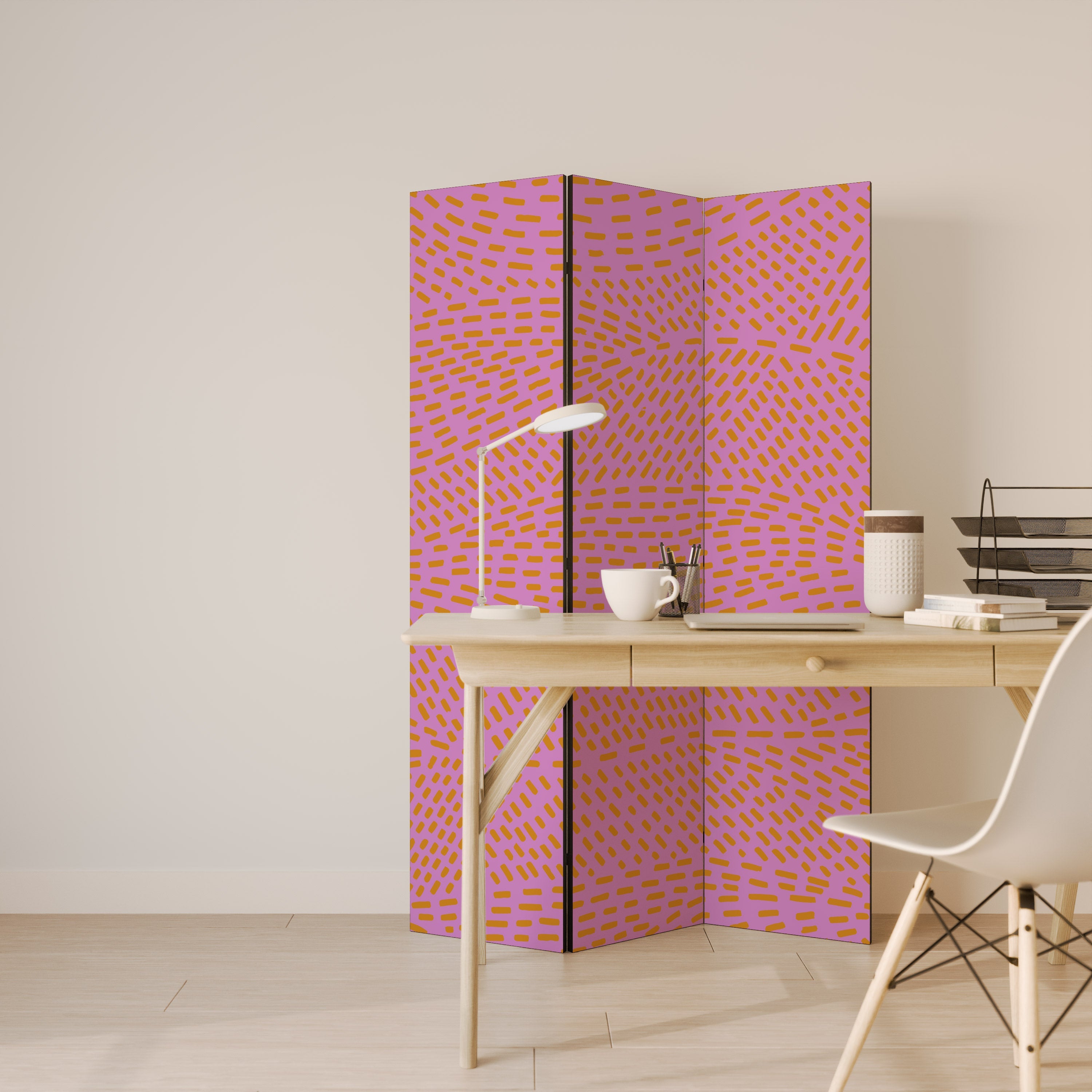 AZALEA SHREDS Decorative 3-Panel Room Divider