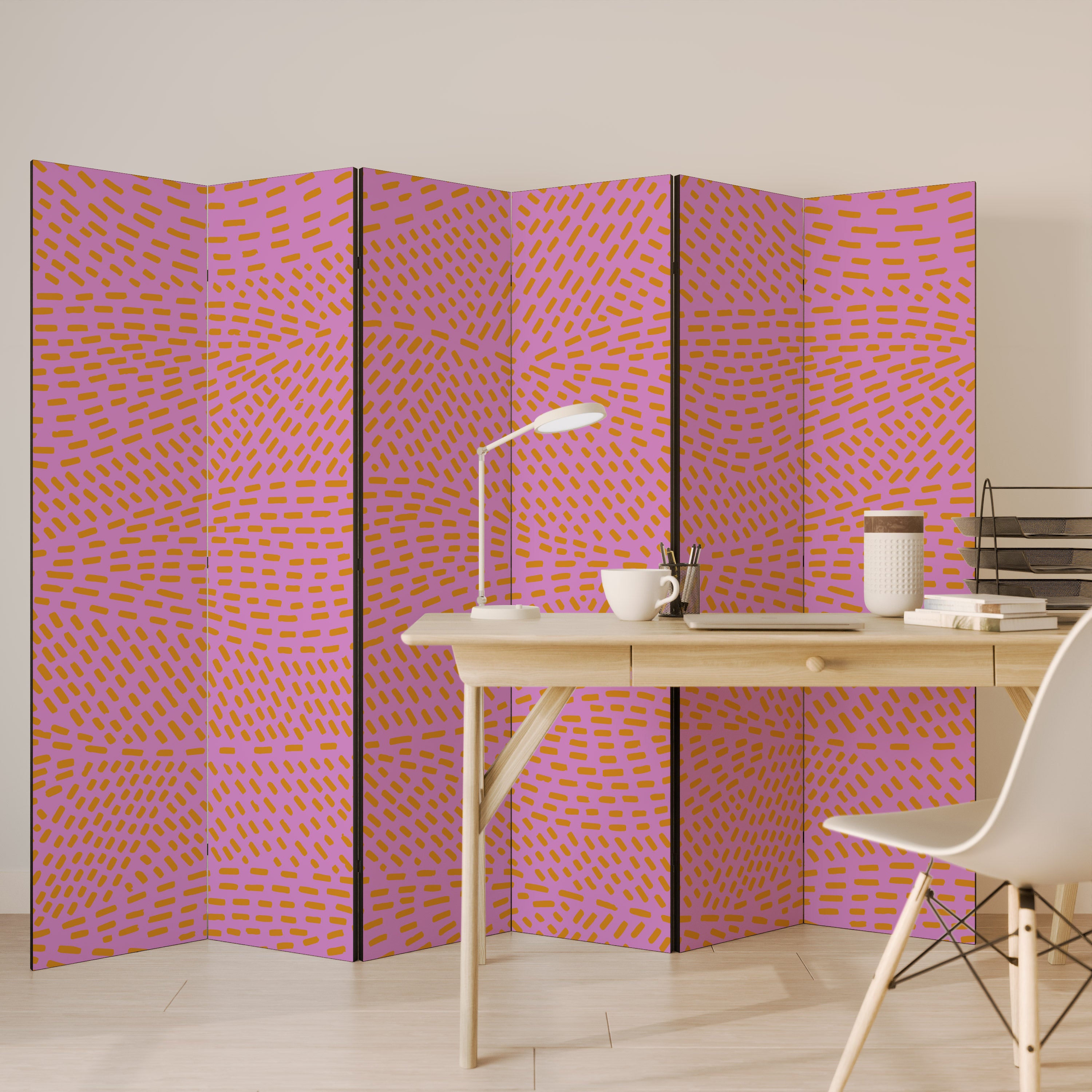 AZALEA SHREDS 6-Panel Room Divider