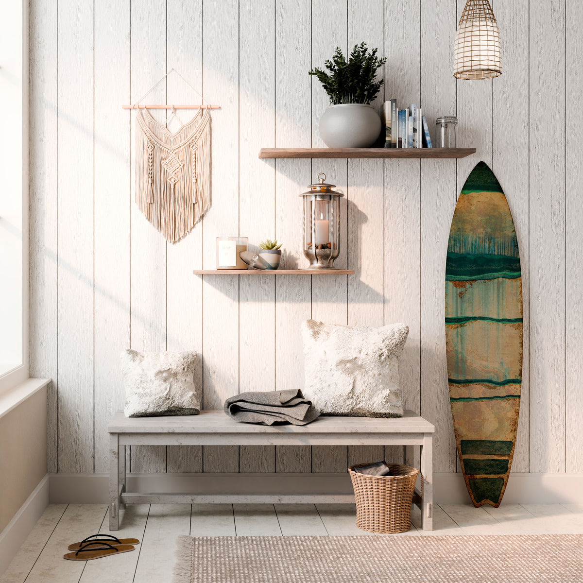 EMERALD MELANCHOLY Surfboard Decorative Panel