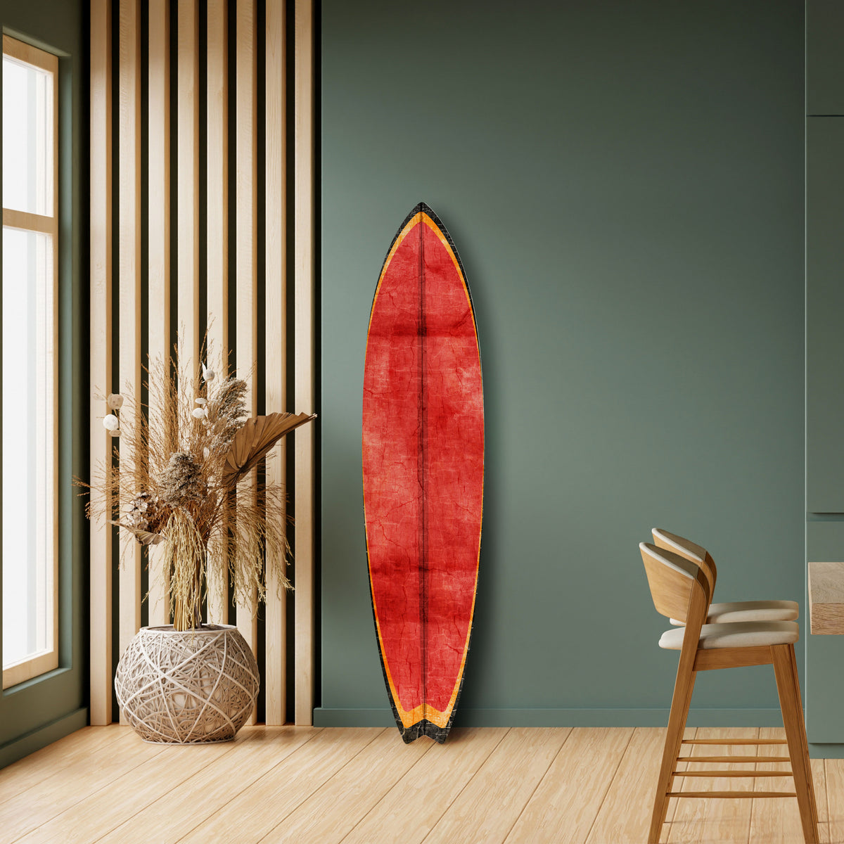 SCARLET EDGE Surfboard Decorative Panel