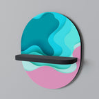 CYANIC ABYSS Διακοσμητικό Ράφι Art Shelf