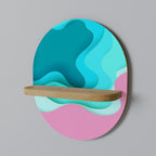 CYANIC ABYSS Διακοσμητικό Ράφι Art Shelf