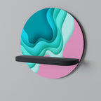 CYANIC ABYSS Διακοσμητικό Ράφι Art Shelf