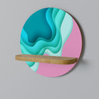 CYANIC ABYSS Διακοσμητικό Ράφι Art Shelf