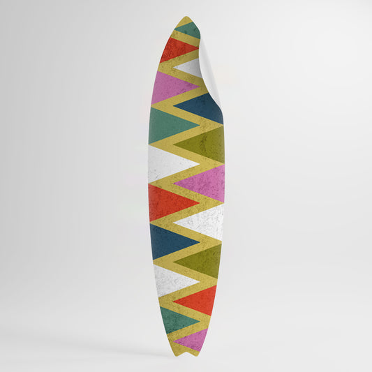 COLORFUL TRIANGLES Αυτοκόλλητη Αφίσα "Surf"