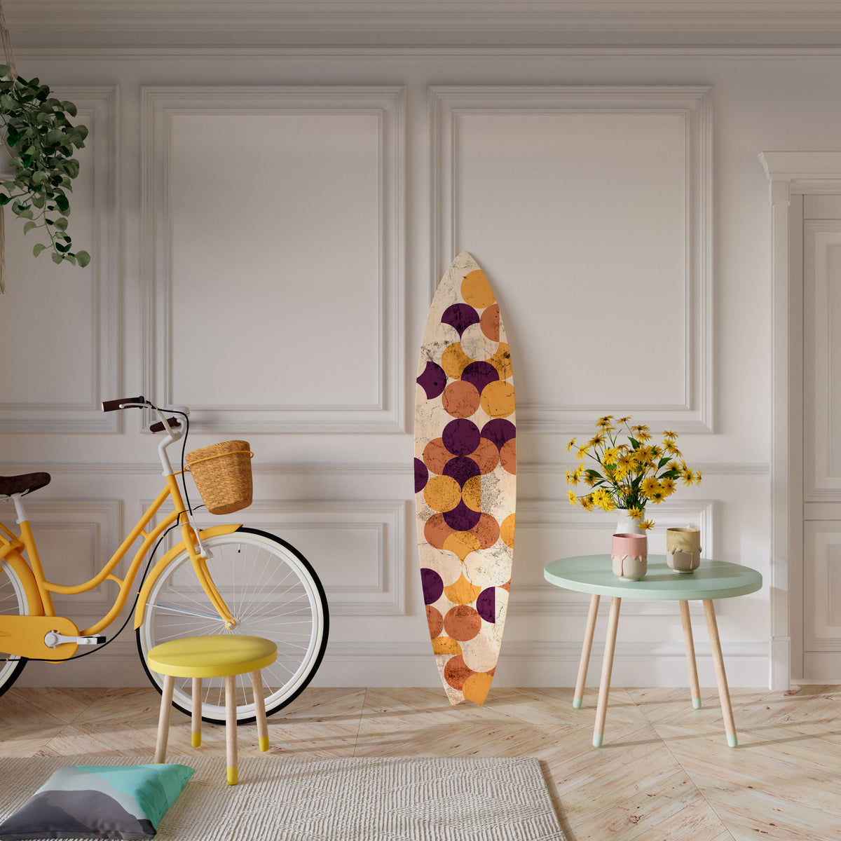 CRACKED GEOMETRY Surfboard Decorative Panel