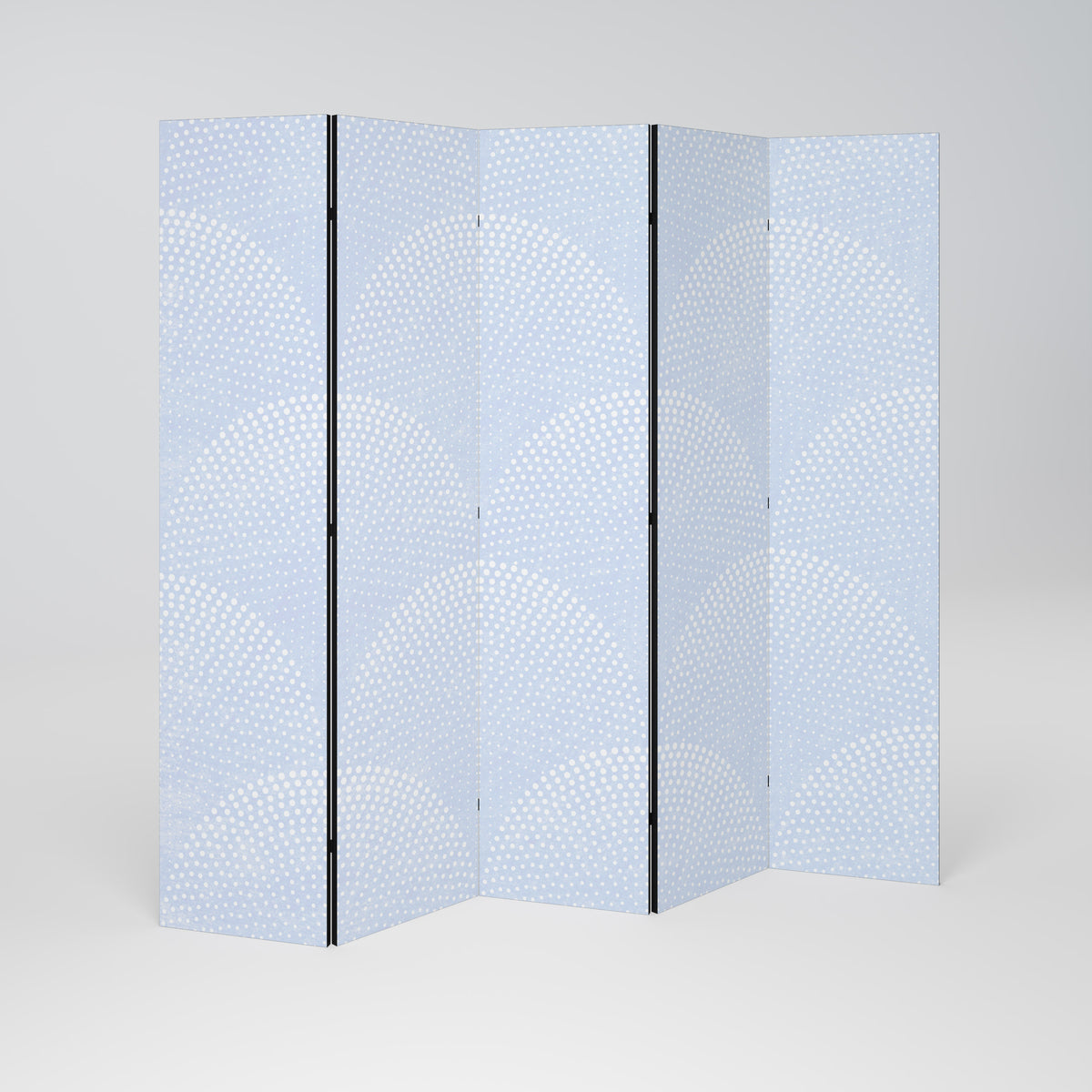 HARMONIOUS CURVES DISPLAY 5-Panel Room Divider
