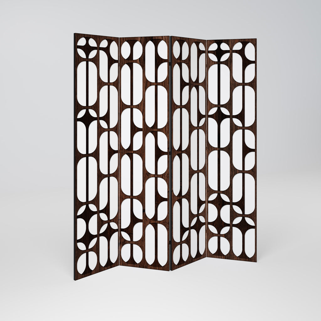 ARTISTIC SPACE HARMONY Decorative 4-Panel Room Divider