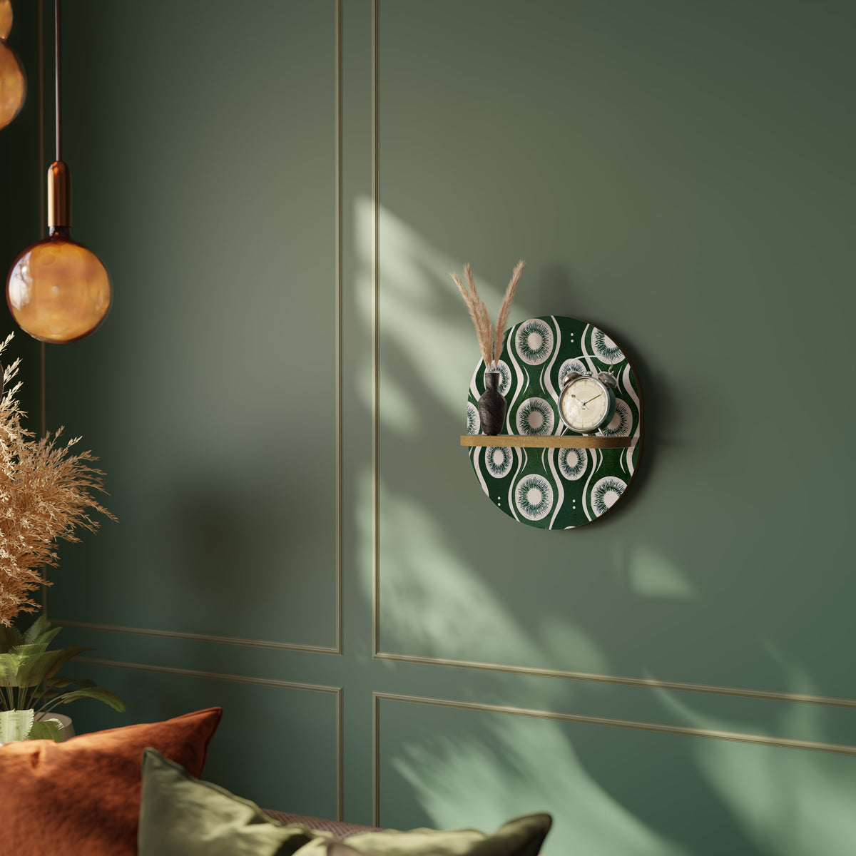 GREEN EYES Art Shelf