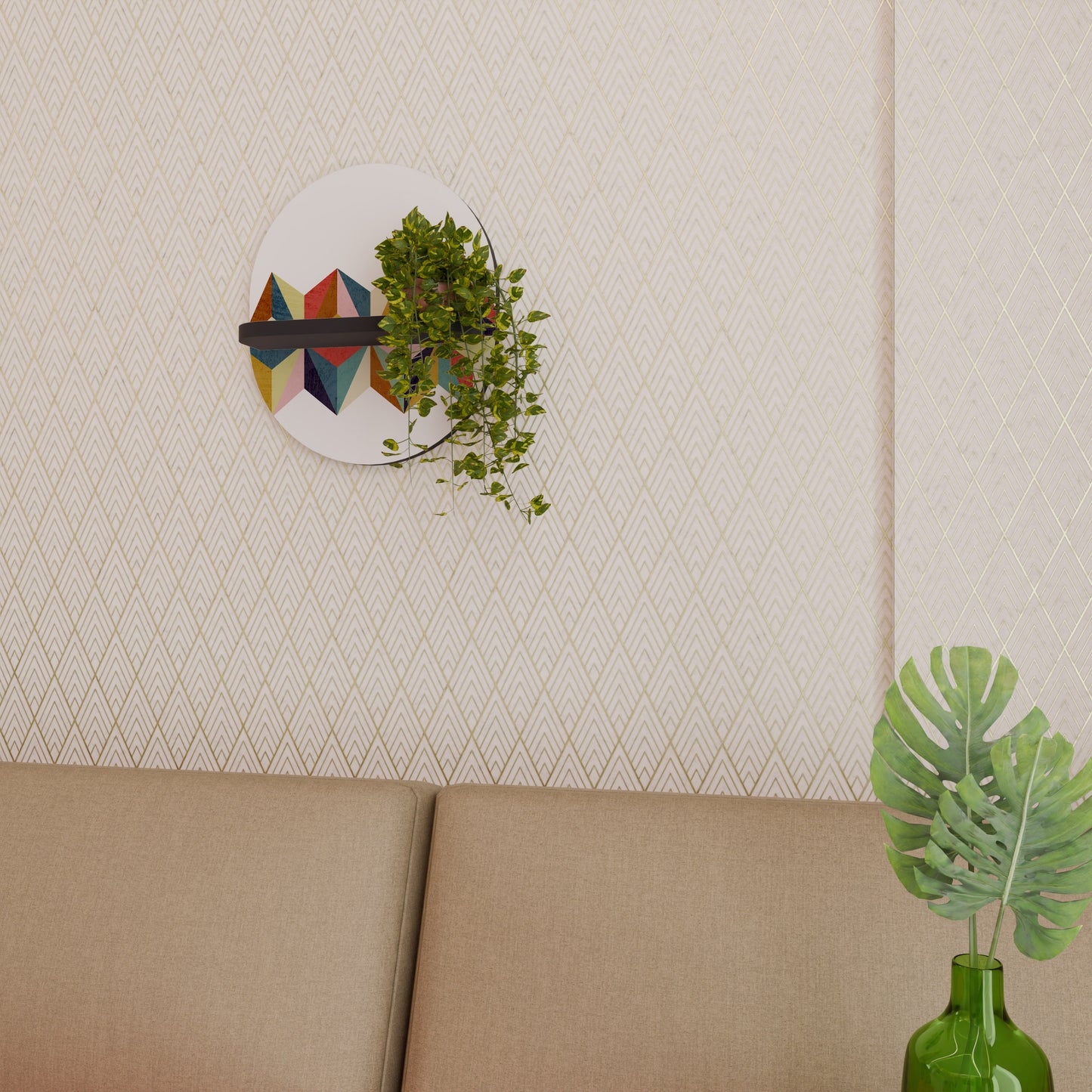 TESSELATE TREASURES Art Shelf