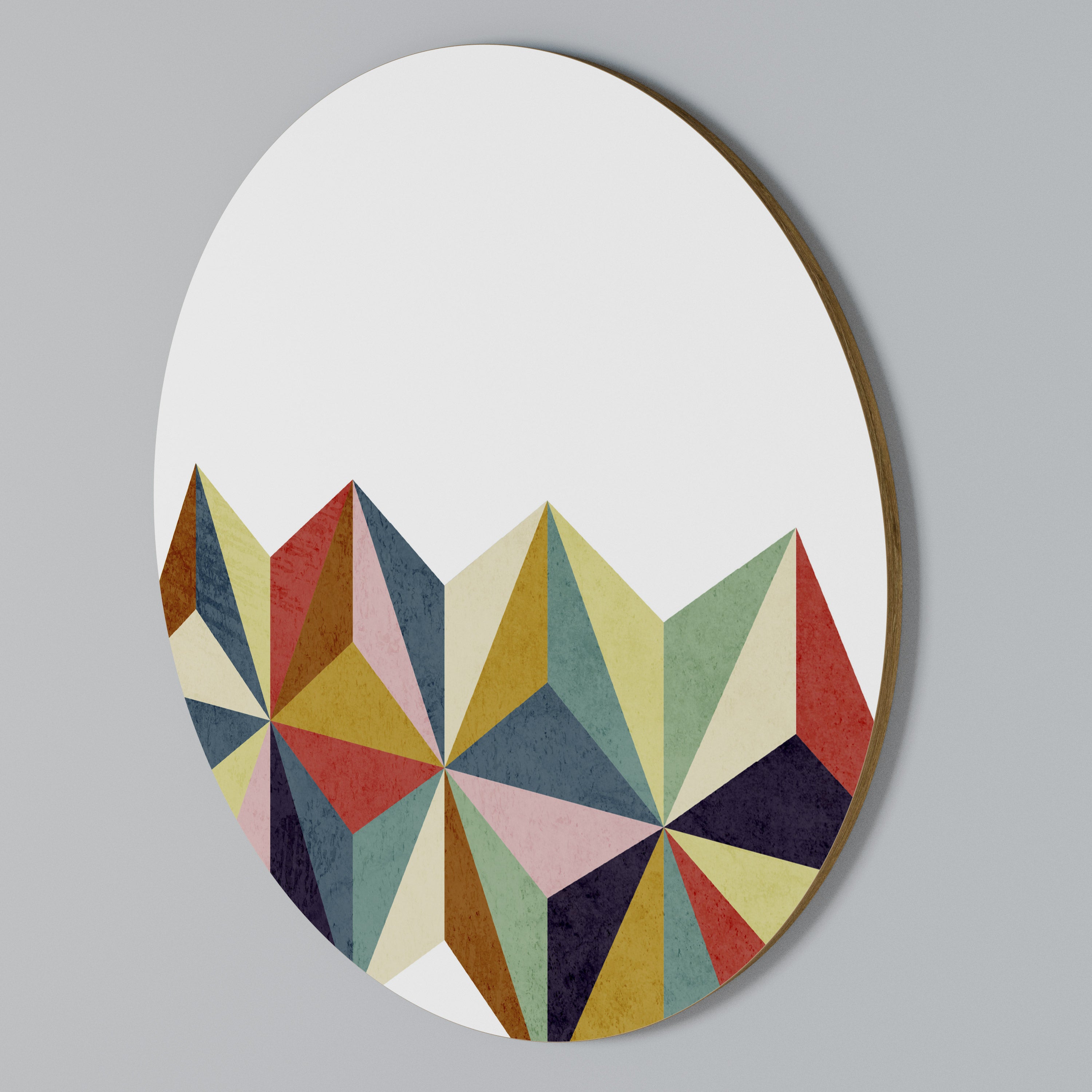 TESSELATE TREASURES Στρογγυλός πίνακας ζωγραφικής