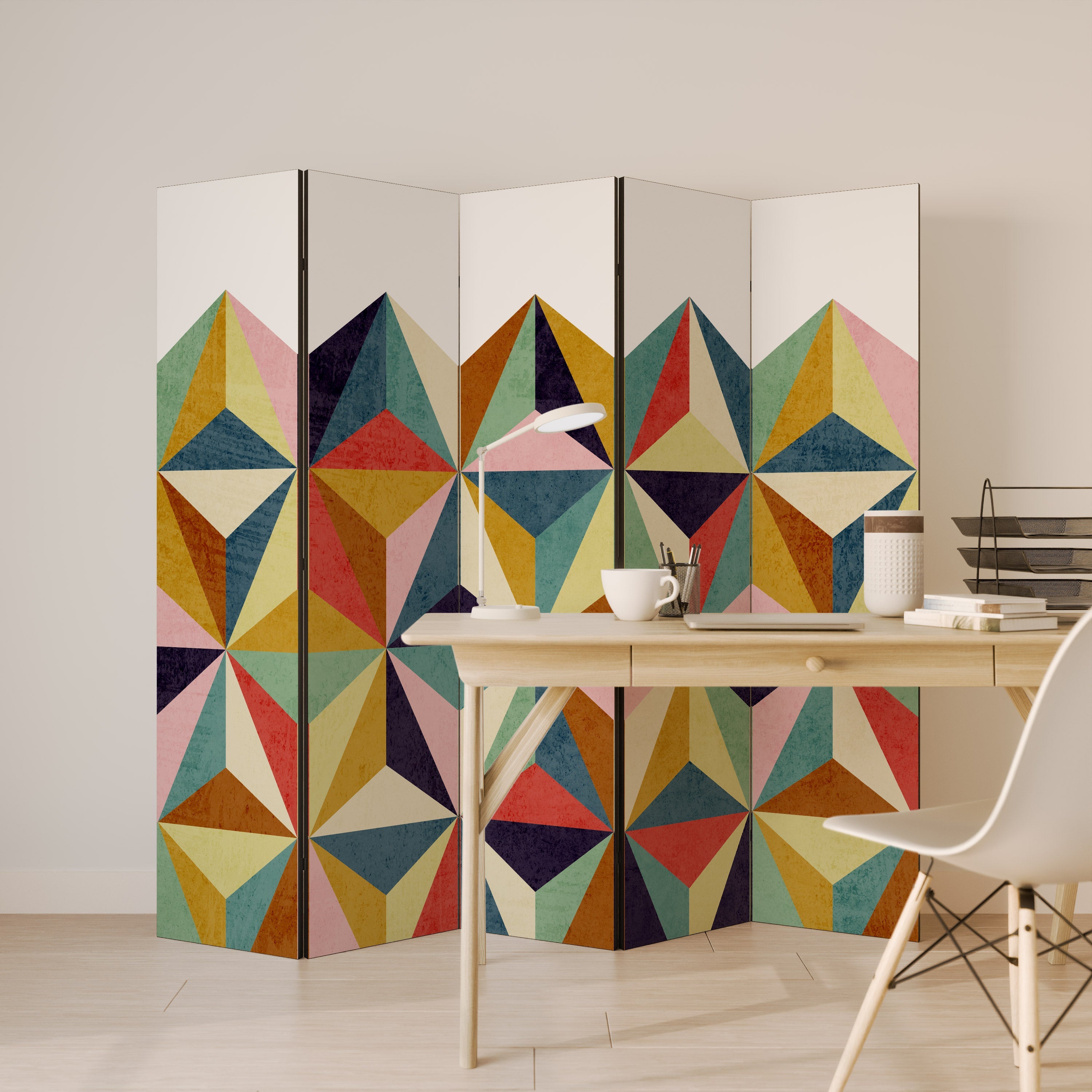 TESSELATE TREASURES Διακοσμητικό διαχωριστικό δωματίου 5 πάνελ