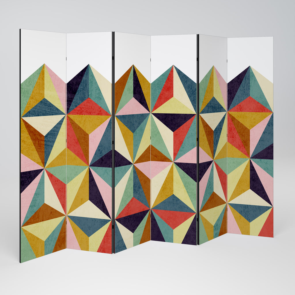 TESSELATE TREASURES 6-Panel Room Divider