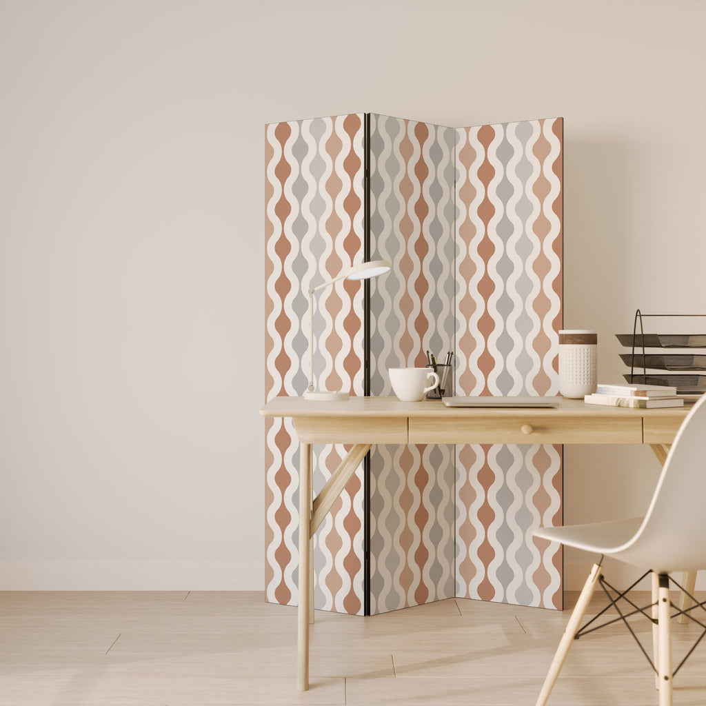 HAZY NOSTALGIA Decorative 3-Panel Room Divider
