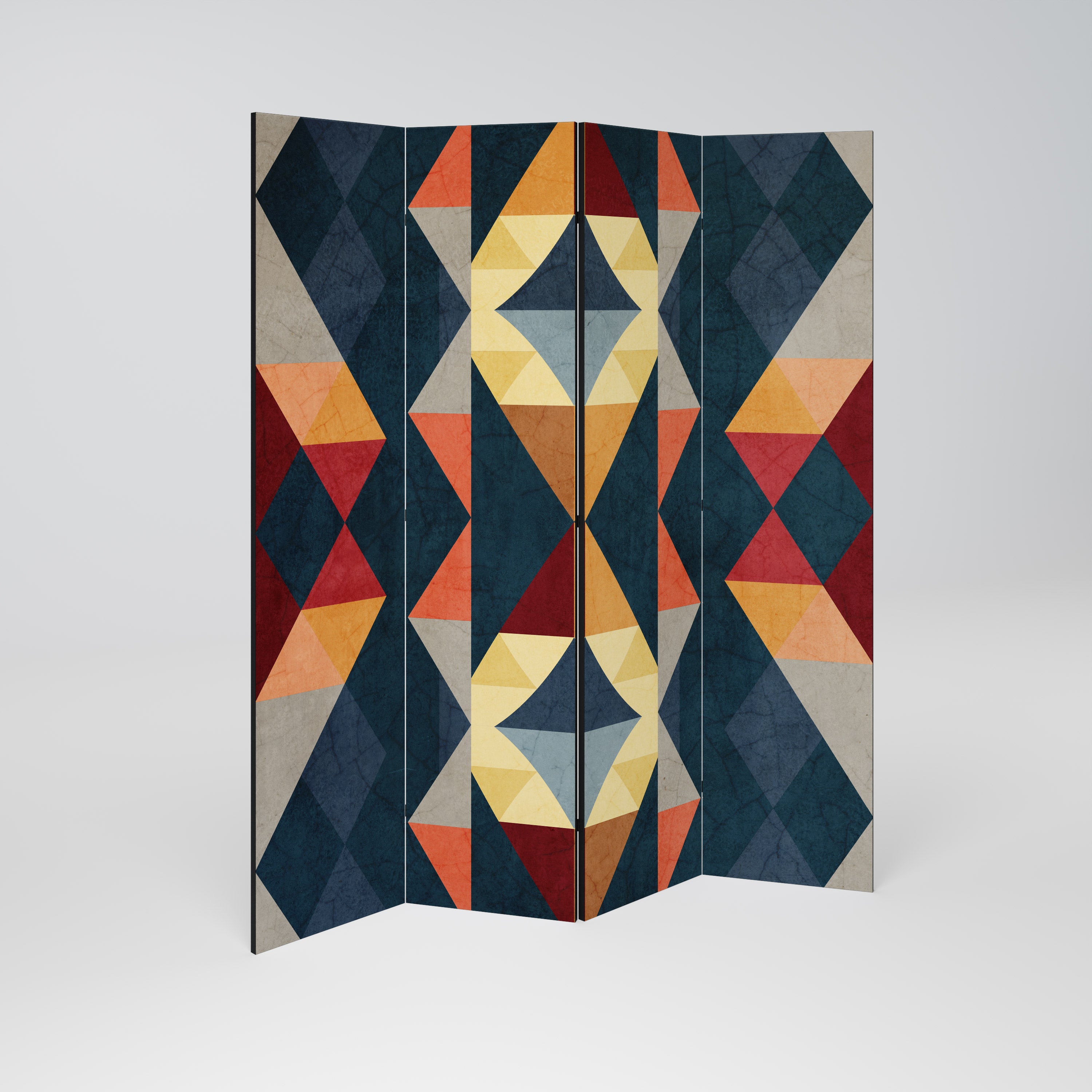 CRACKED ILLUSION Παραβάν με 4 πάνελ