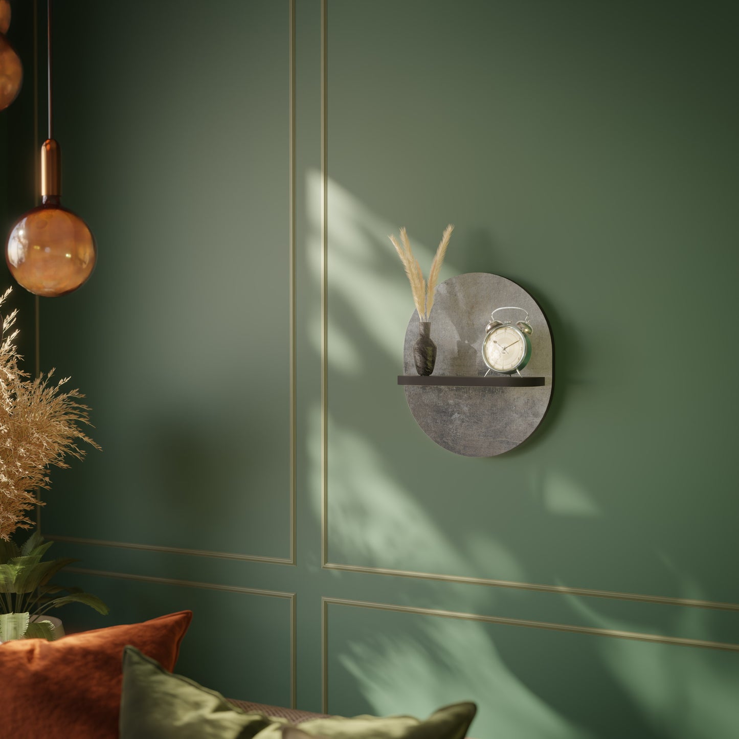 CONCRETE WALL Διακοσμητικό Ράφι Art Shelf