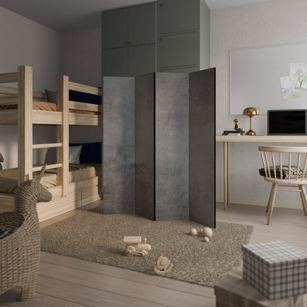 CONCRETE WALL Παραβάν με 4 πάνελ