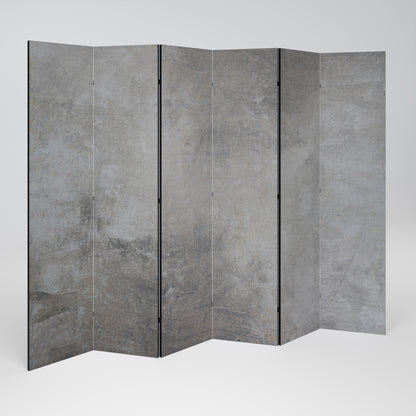CONCRETE WALL Παραβάν με 6 πάνελ