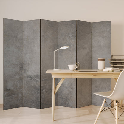 CONCRETE WALL Παραβάν με 6 πάνελ