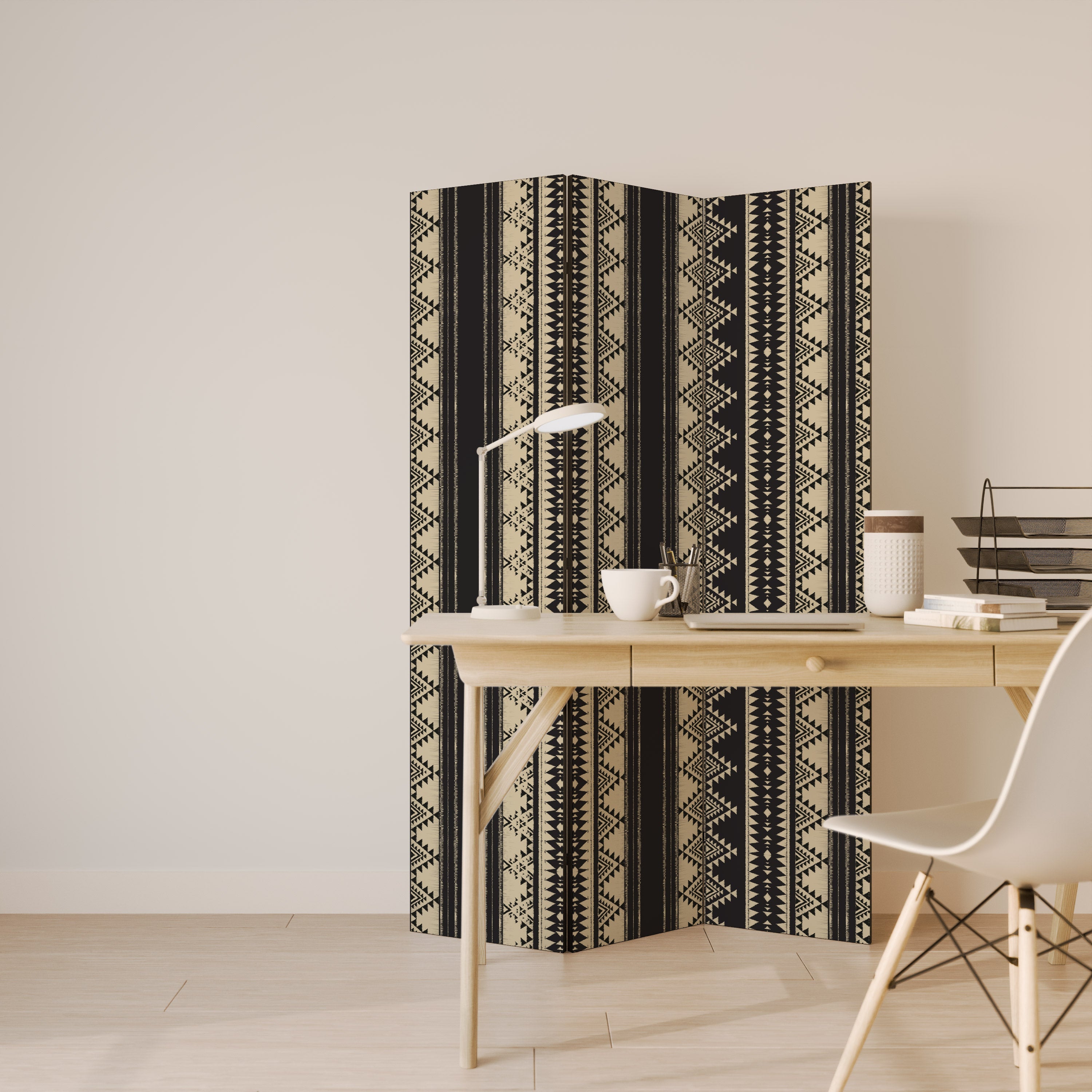 AZTEC Decorative 3-Panel Room Divider