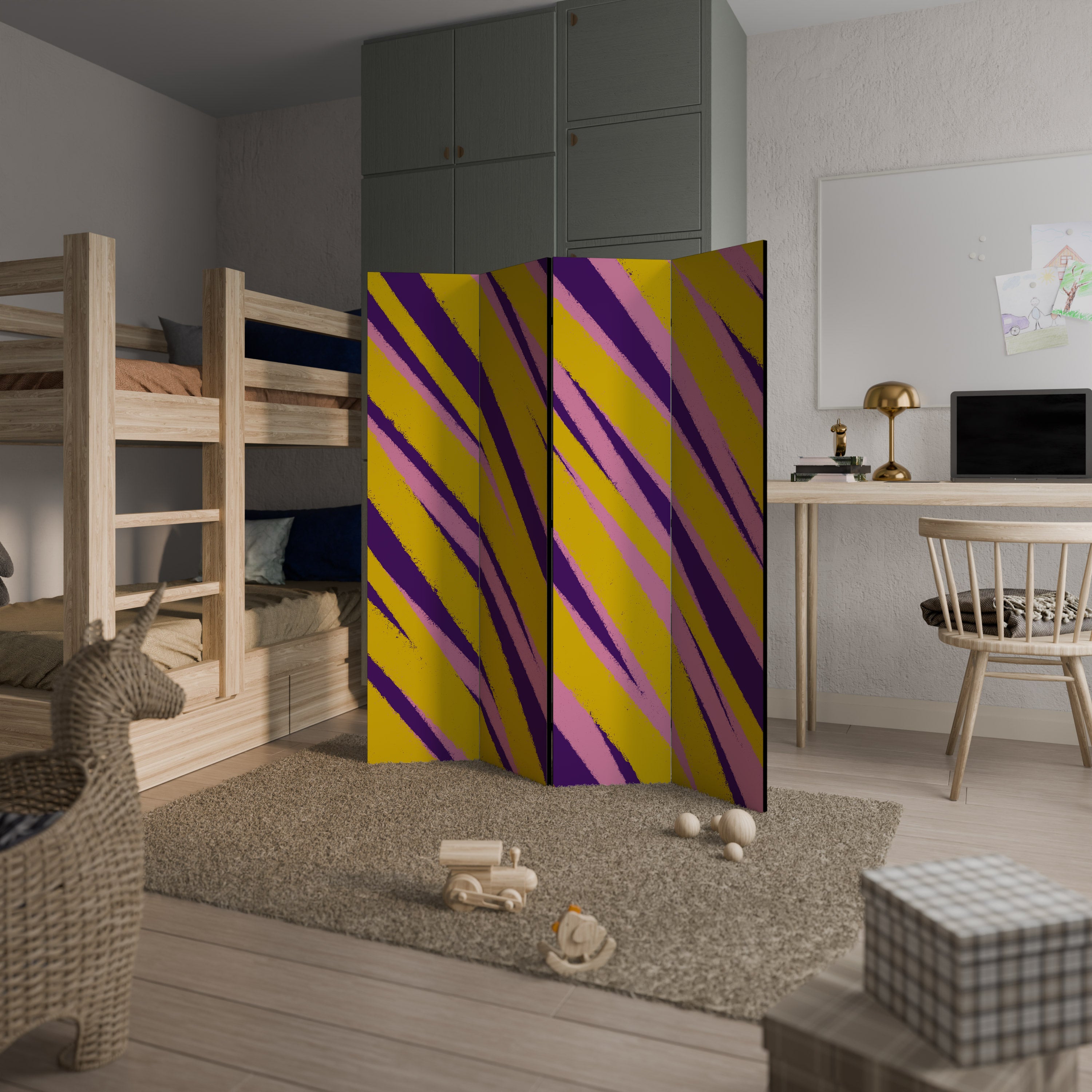 DREAMS COME TRUE 4-Panel Room Divider