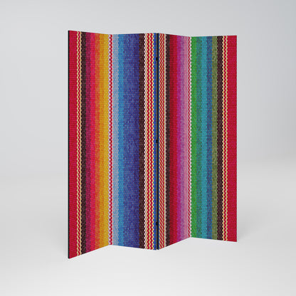 ETHNIC MEXICAN Παραβάν με 4 πάνελ
