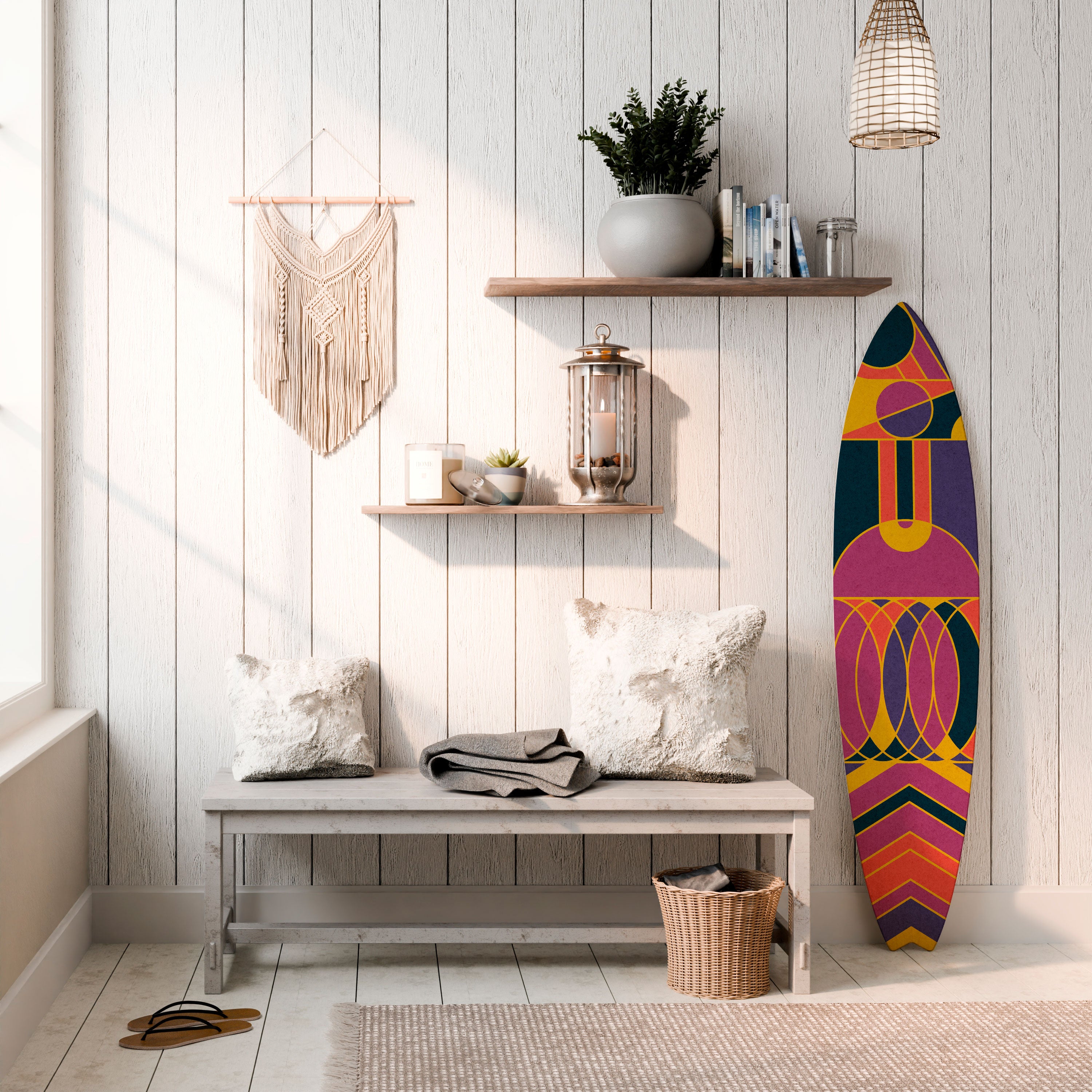 ELECTRIC PATTERNS Διακοσμητική σανίδα Surf