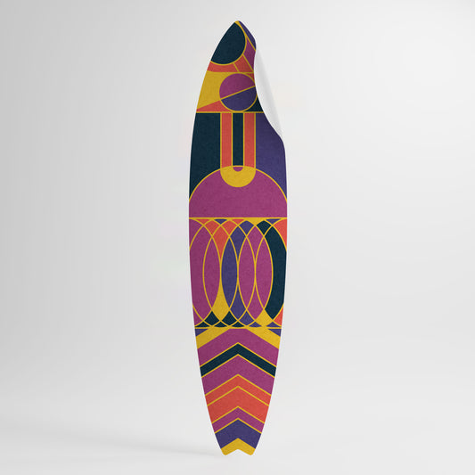 ELECTRIC PATTERNS Αυτοκόλλητη Αφίσα "Surf"