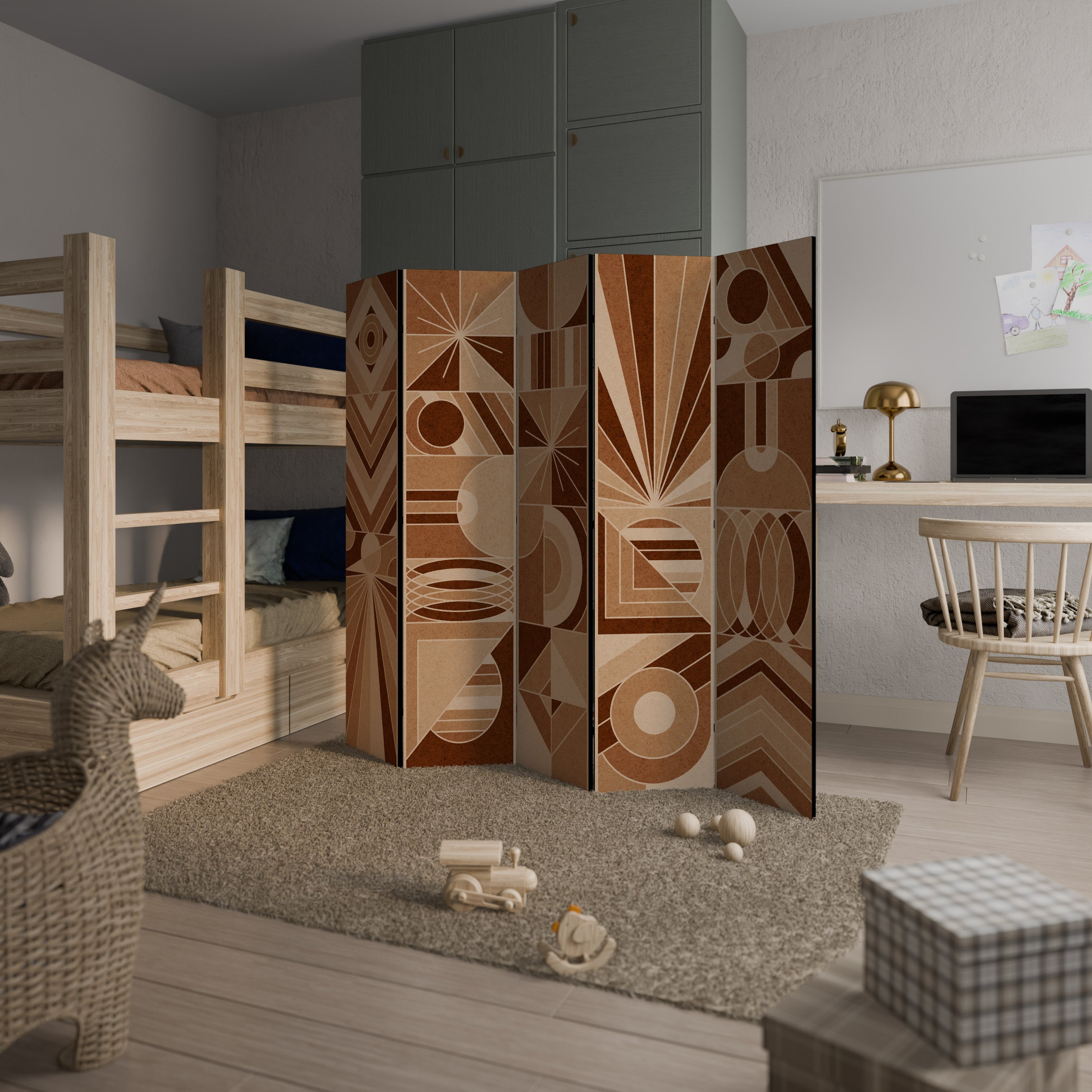 PRISM MOSAIC 5-Panel Room Divider