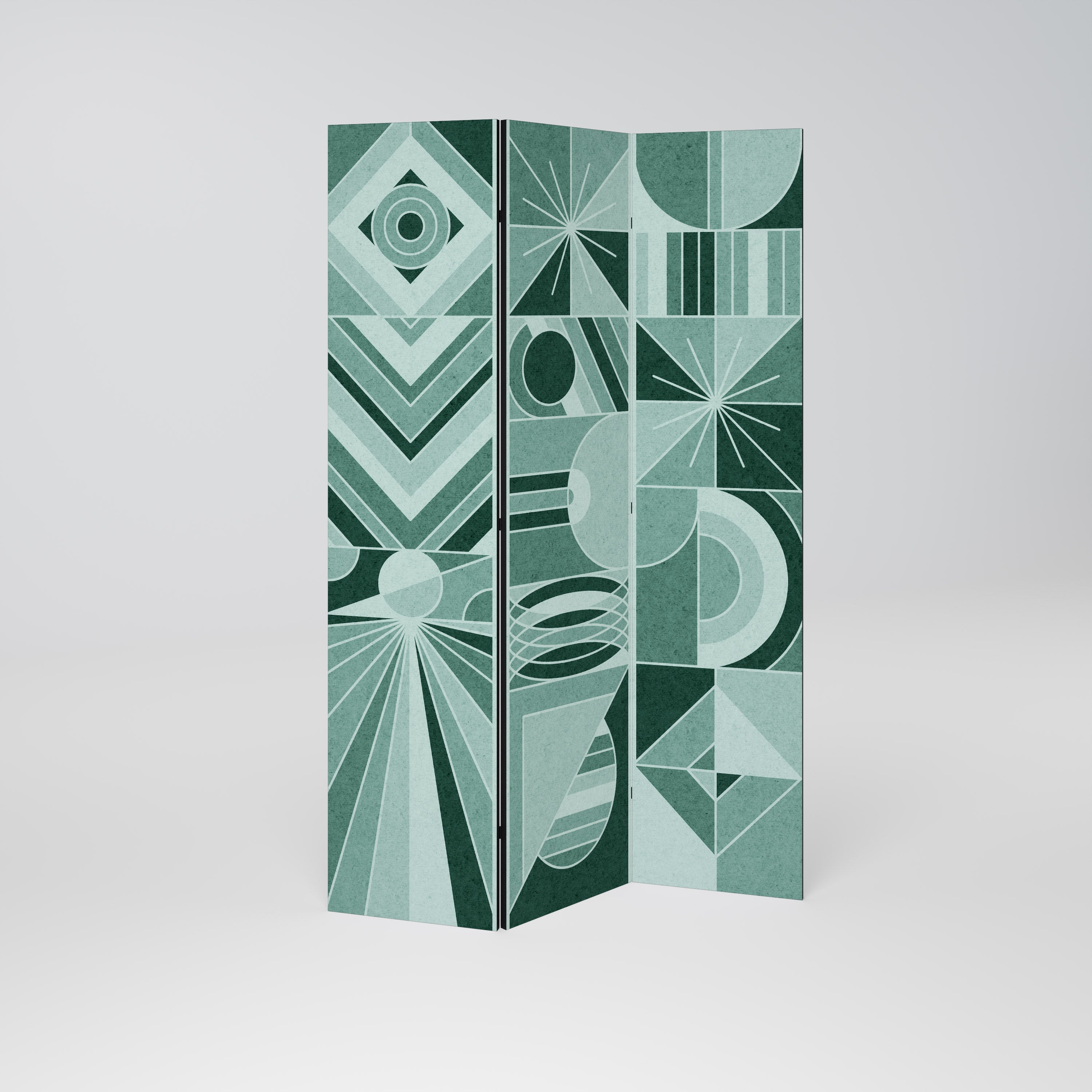 HARMONIC GRID Decorative 3-Panel Room Divider