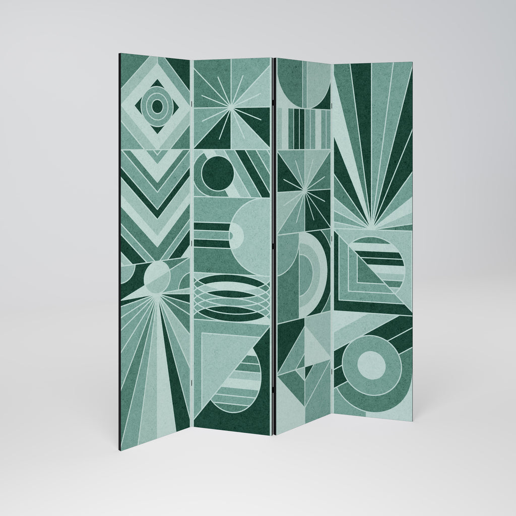 HARMONIC GRID 4-Panel Room Divider