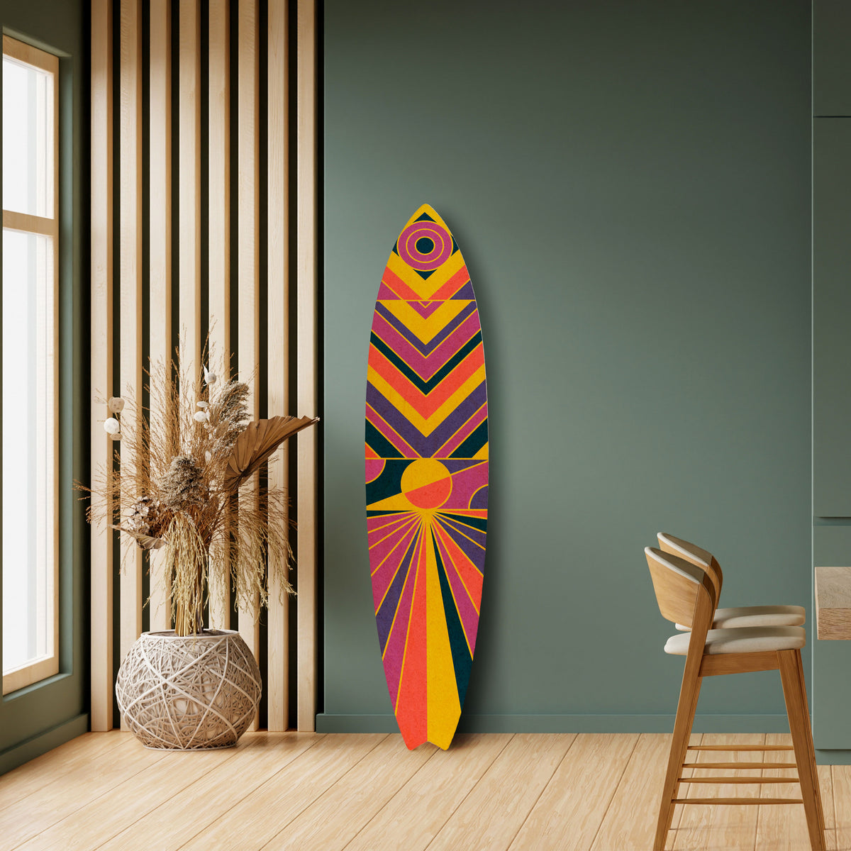 ECHO PATTERNS Surfboard Decorative Panel