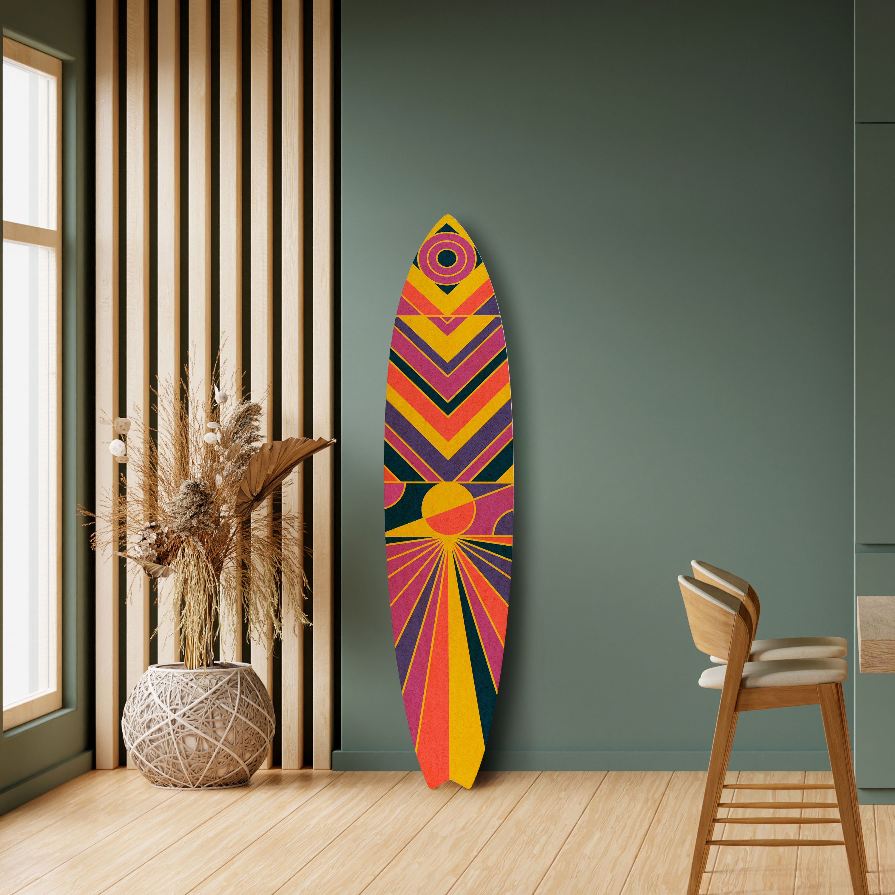 ECHO PATTERNS Surfboard Decorative Panel